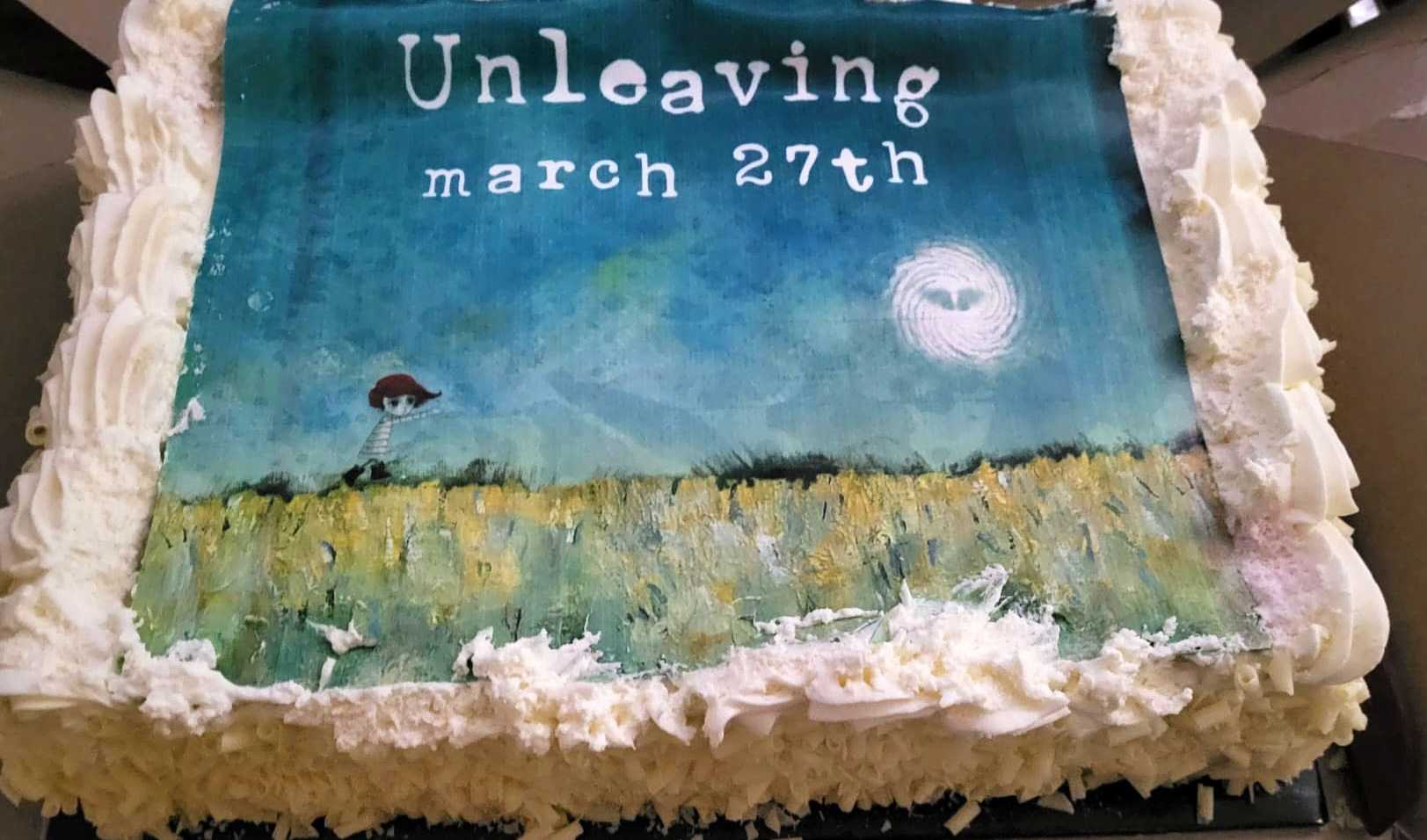unleaving video game - anniversary cake